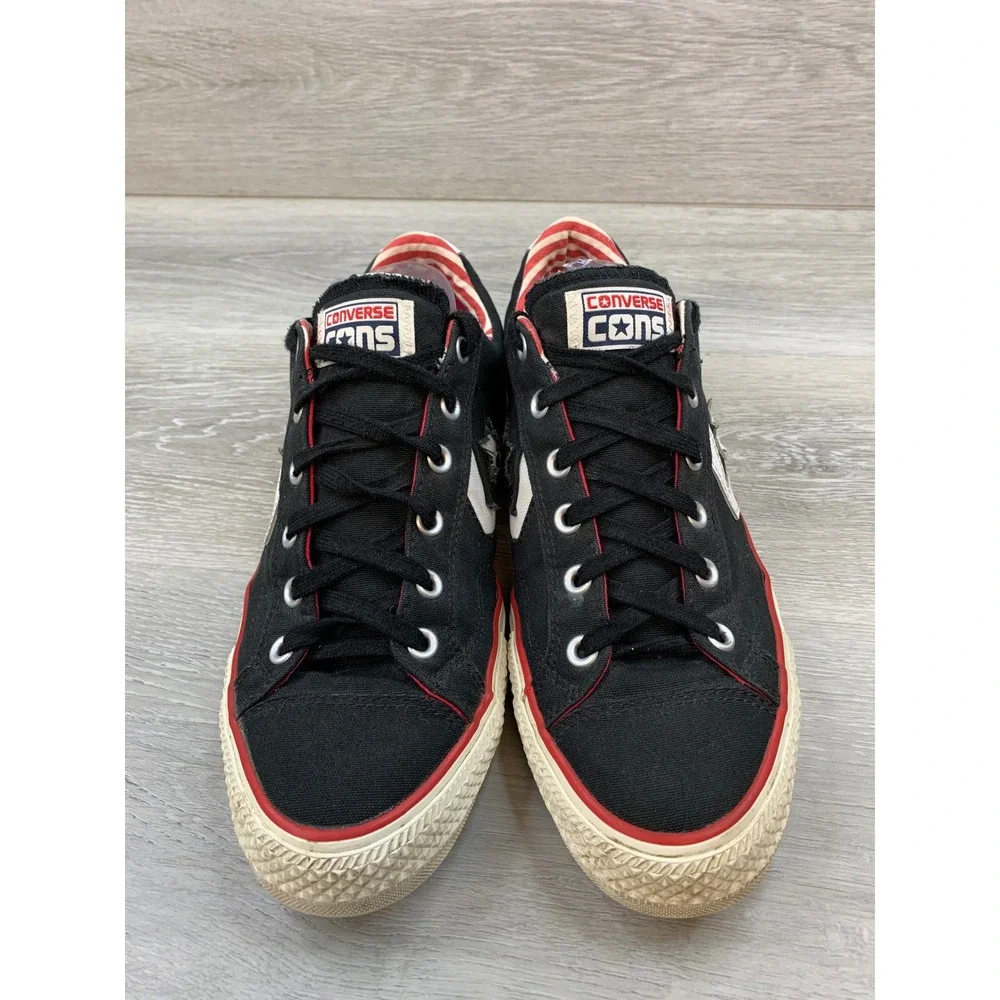 Converse CONS Star Player Men's Skateboarding‎ Shoes Black Red 11 Comfort Shoes - Picture 2 of 11